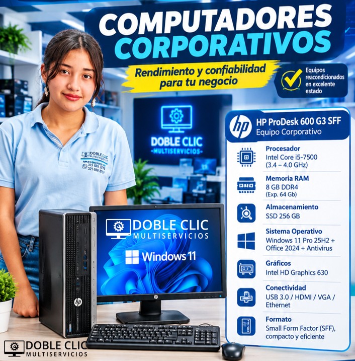 Computador HP ProDesk 600 G3 SFF